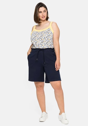 SHEEGO Regular Trousers in Blue