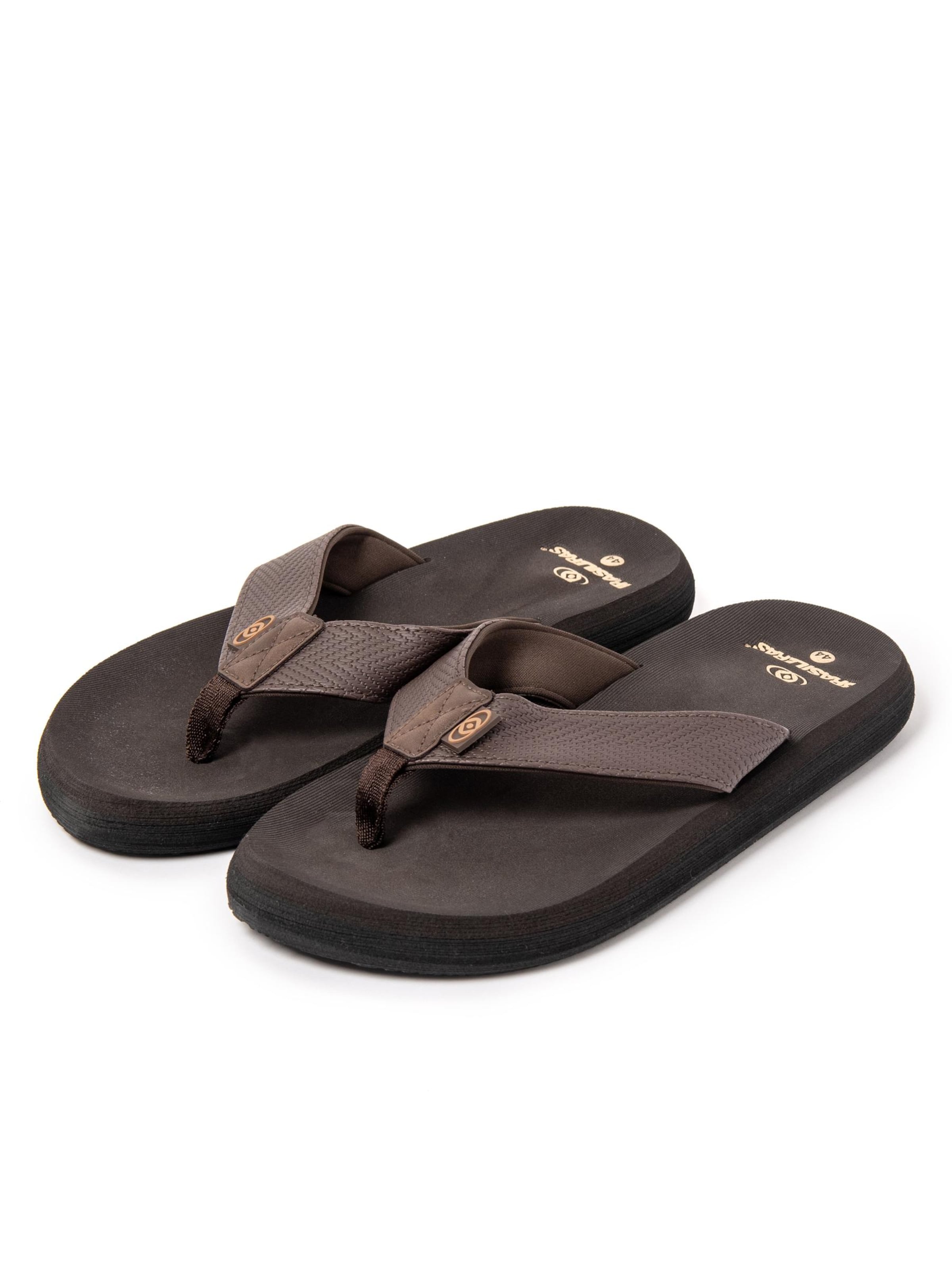 Brasileras Strand-/badschoen 'Puff' in Bruin