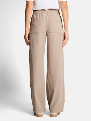 TOM TAILOR Wide Leg Hose in Grau