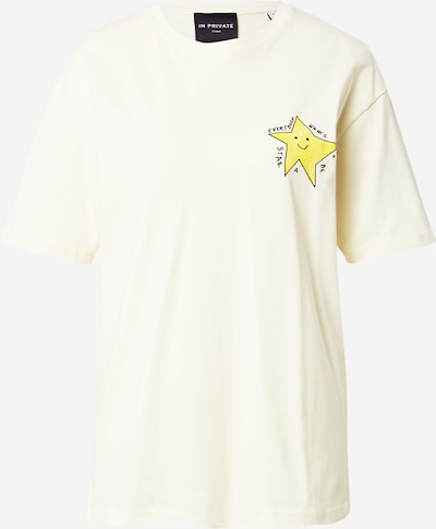 IN PRIVATE Studio Shirt 'LONELY STAR' in blau / gelb / weiß, Produktansicht