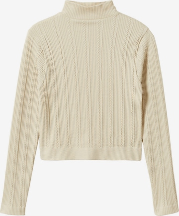 MANGO Skjorte 'NEWMAN' i beige: forside