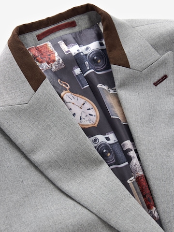 Next Slim Fit Sakko in Grau