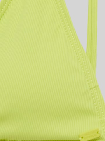 Pull&Bear Triangel Bikinitop in Groen