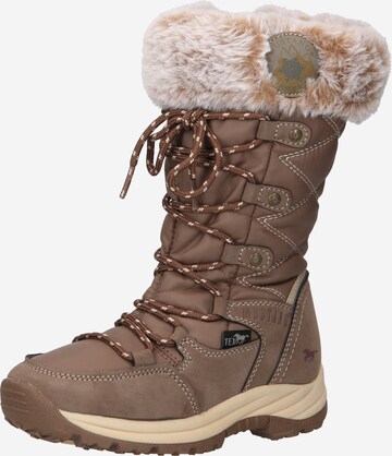 Bottes de neige MUSTANG en marron : devant