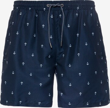 MAUI WOWIE Board Shorts in Blue: front