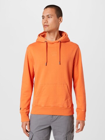 Superdry Sweatshirt in Orange: front