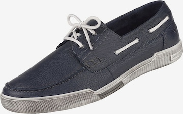 Natural Feet Lace-up shoe 'Torino' in Blue: front