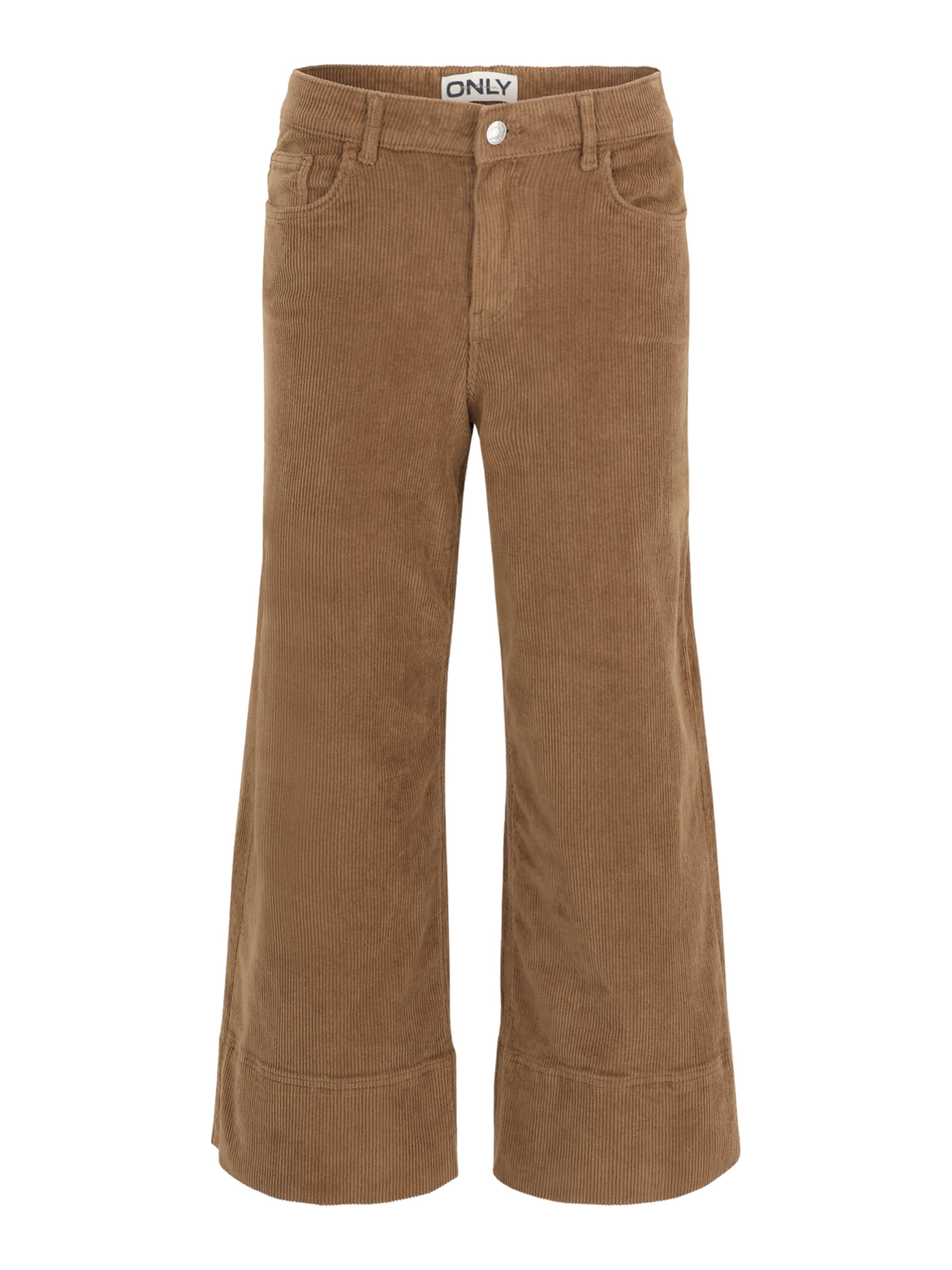 Only Petite Zvonové kalhoty Kalhoty 'ONLGLOBAL' – hnědá: přední strana