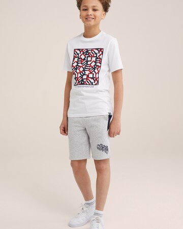 WE Fashion Szabványos Sportnadrágok - szürke