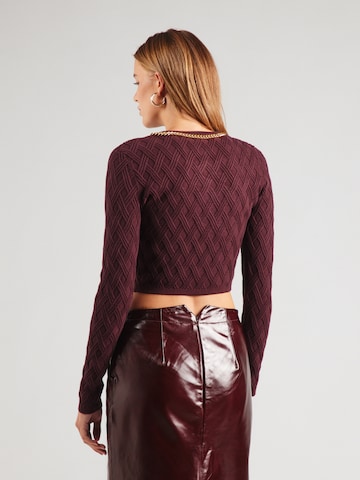 Elisabetta Franchi Gebreid vest in Rood