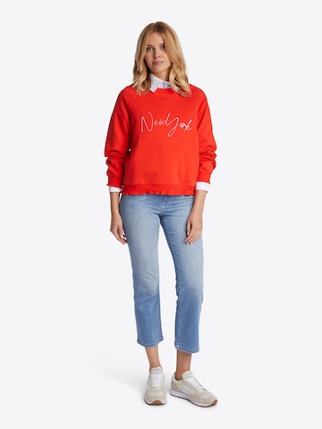 Rich & Royal - Sweatshirt em vermelho