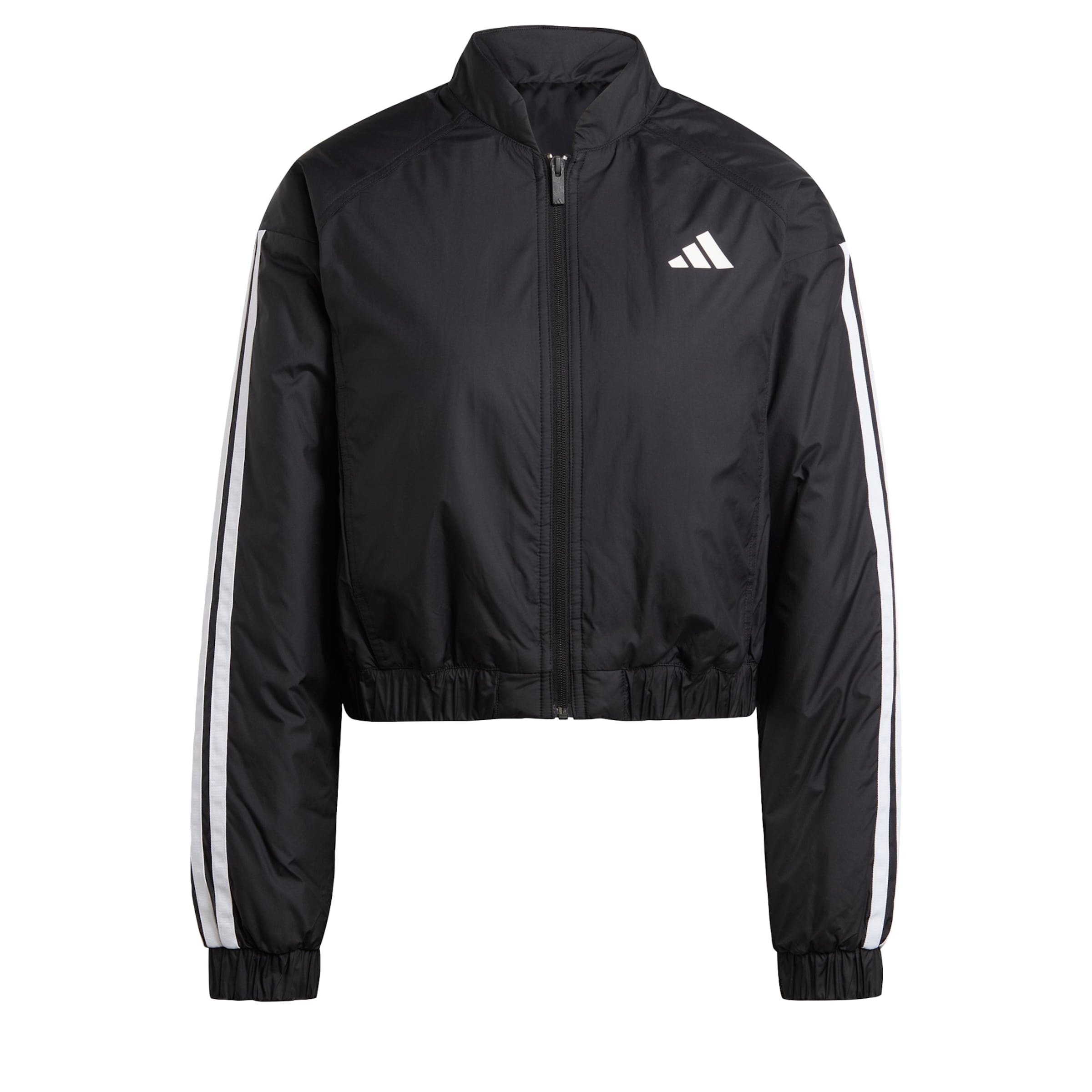 ADIDAS SPORTSWEARSportska jakna 'Essentials' - crna boja: prednji dio