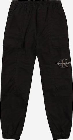 Calvin Klein Jeans Конический (Tapered) Штаны 'ESSENTIAL' в Черный: спереди