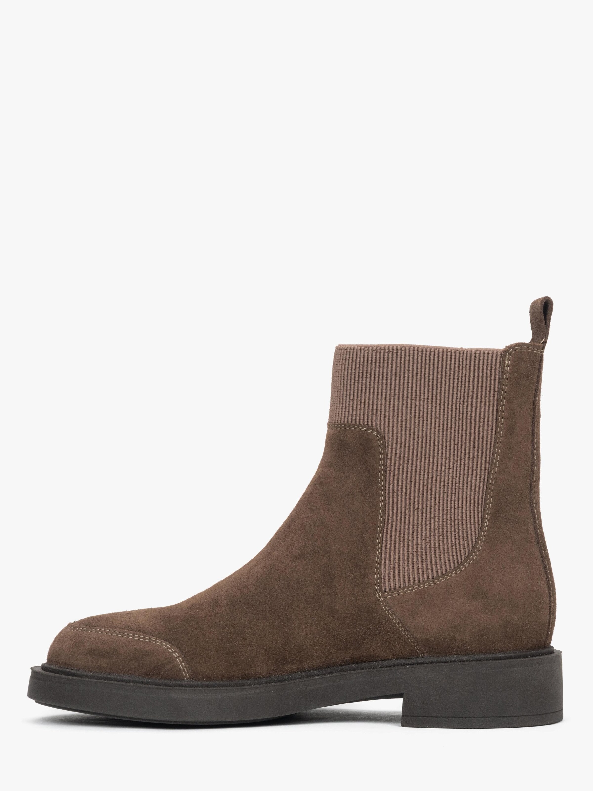 Estro Chelsea boots '09-3596' in 36 in de kleur Bruin, Productweergave