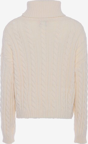 Pull-over paino en blanc