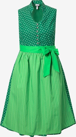 Ulla Popken Dirndl in Green: front