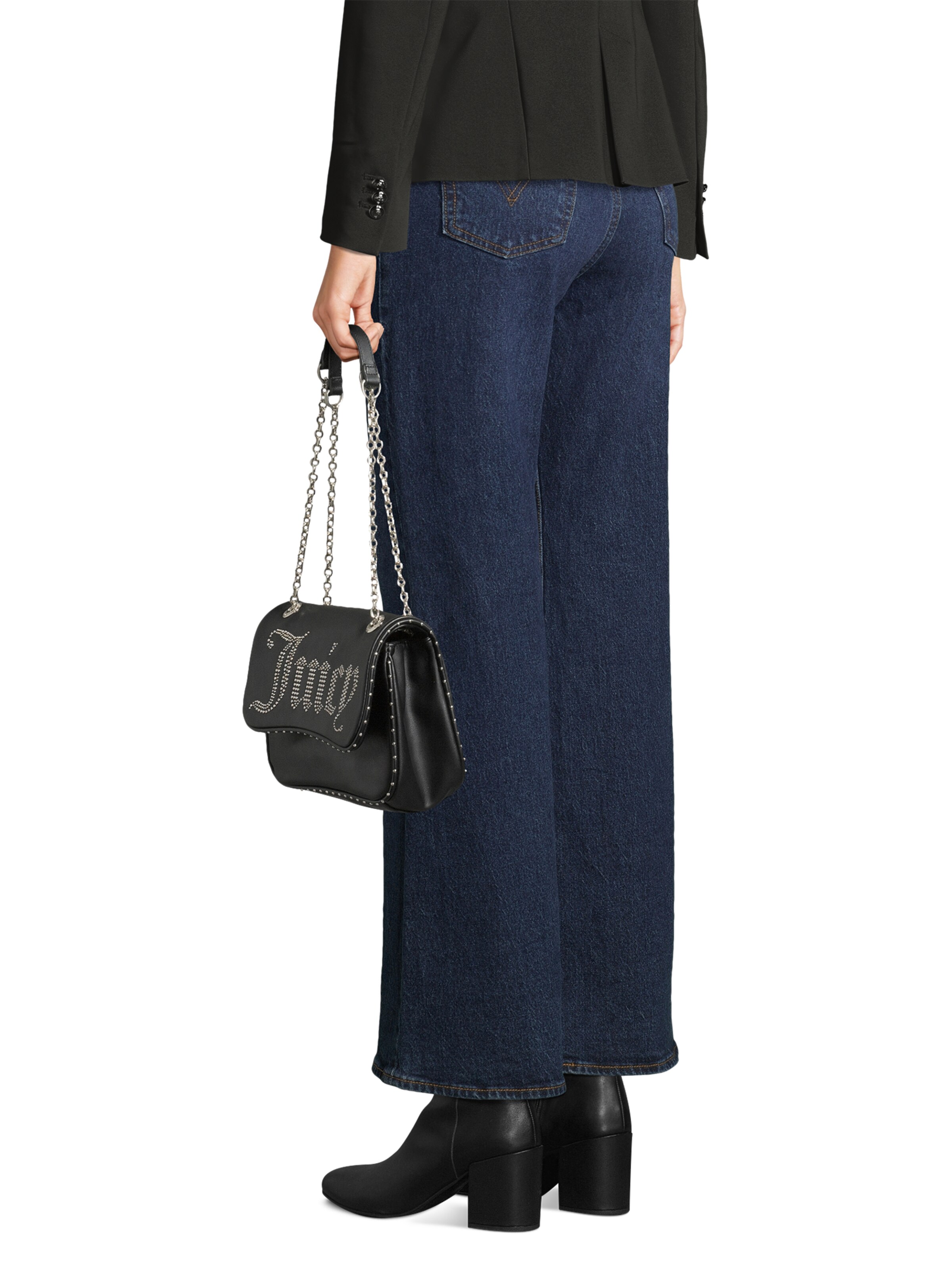 Juicy Couture - Bolso de hombro 'KIMBERLY' en negro
