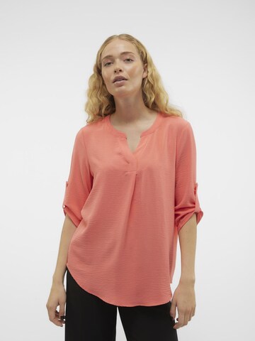 VERO MODA Bluse in Rot