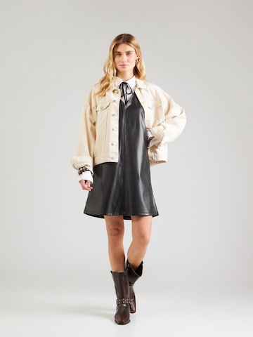 UNITED COLORS OF BENETTON Kleid in Schwarz