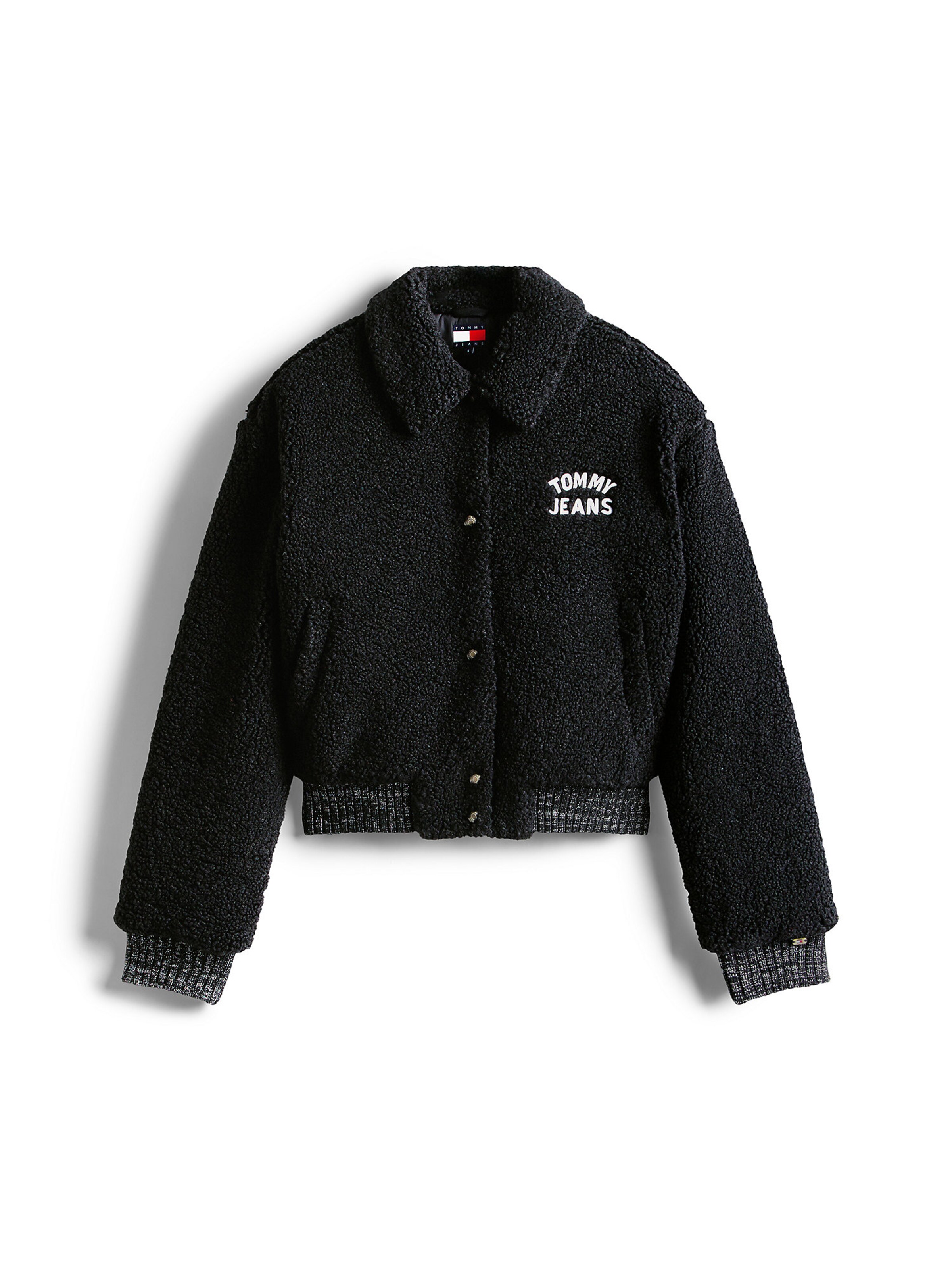 Tommy Jeans Between-season jacket in Black: front