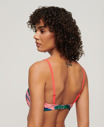 Superdry Bandeau Bikini Top in Pink