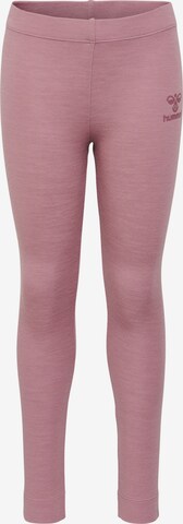 Hummel Slimfit Sportbroek 'WINGO' in Roze: voorkant