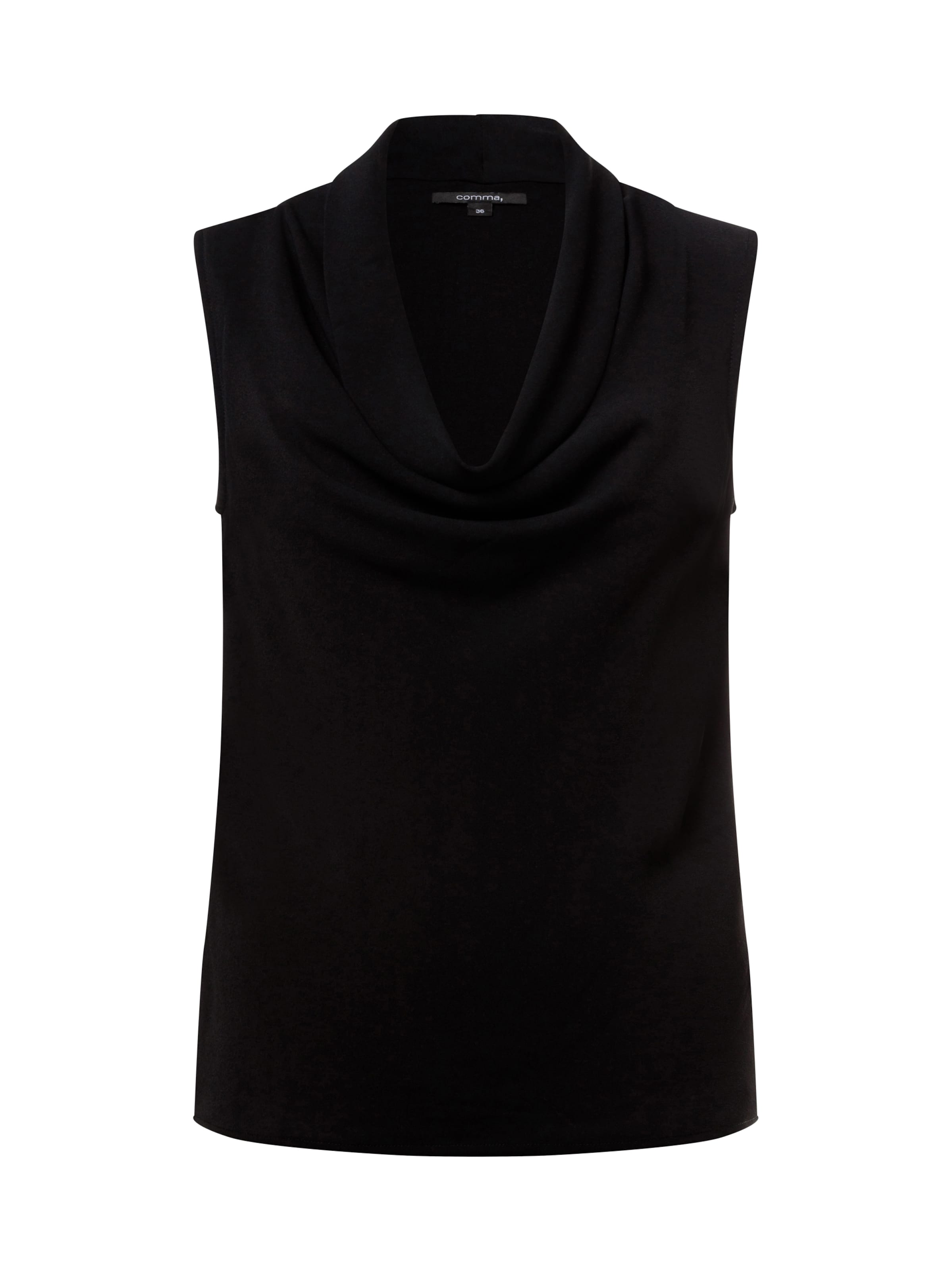 COMMA Blusentop in Schwarz: Vorderseite