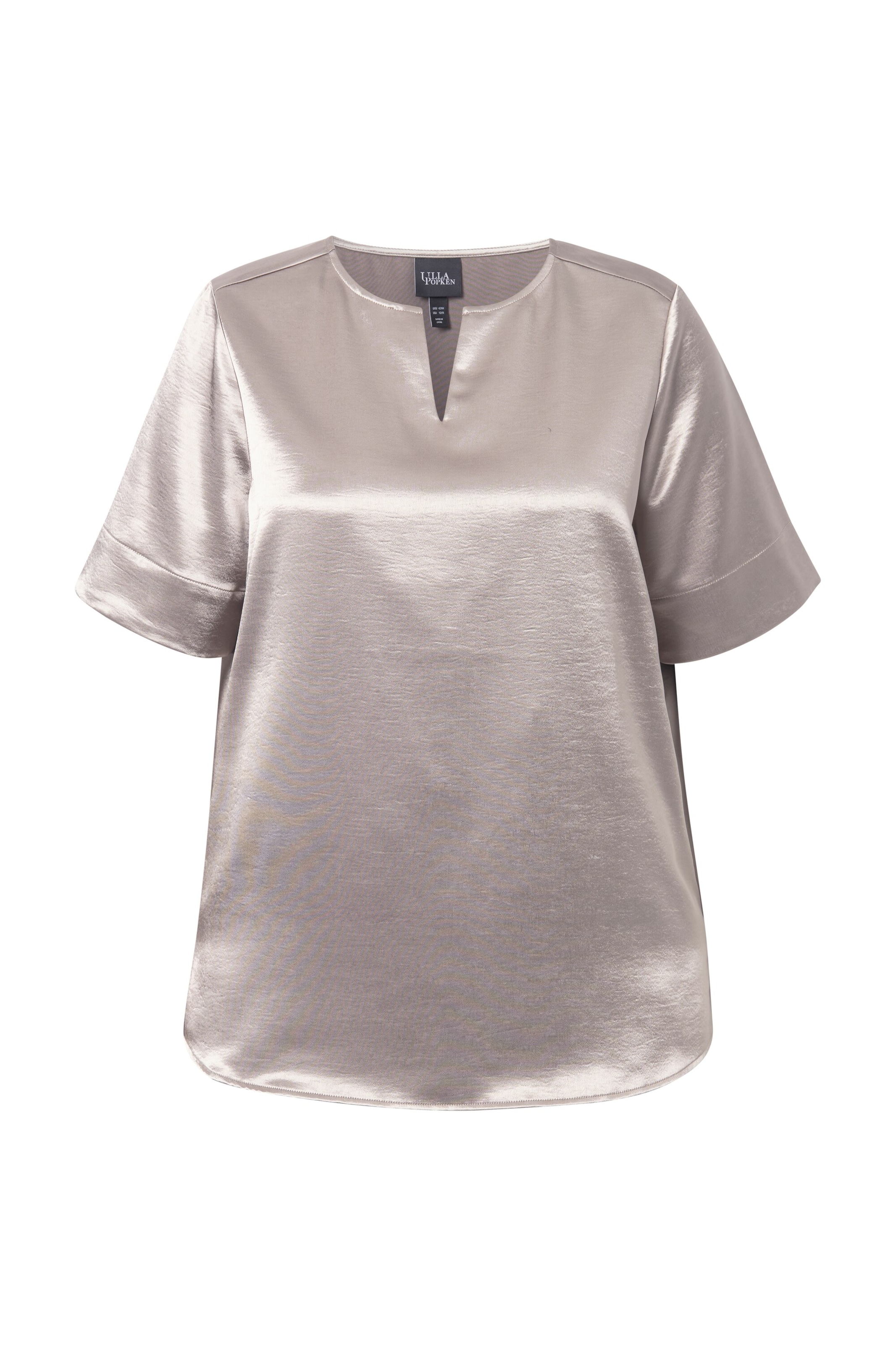 Ulla Popken Blouse in Grey: front