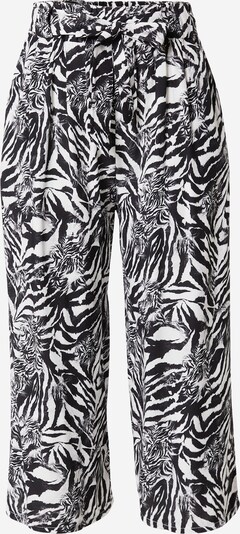 ZABAIONE Pantalón plisado 'Maya' en negro / blanco, Vista del producto
