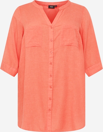 Zizzi Blouse in Orange: front