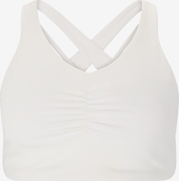 Athlecia Bralette Sports Bra 'Fog' in White: front