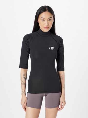 BILLABONG - Camiseta funcional 'TROPIC' en negro: frente