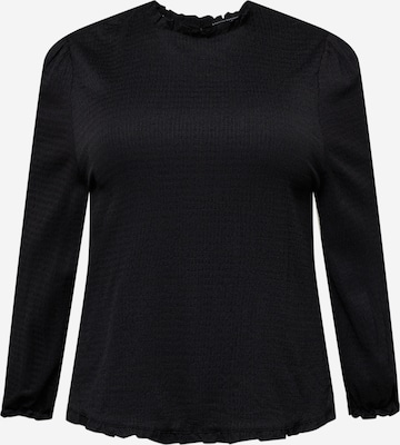 Tricou de la Dorothy Perkins Curve pe negru: față