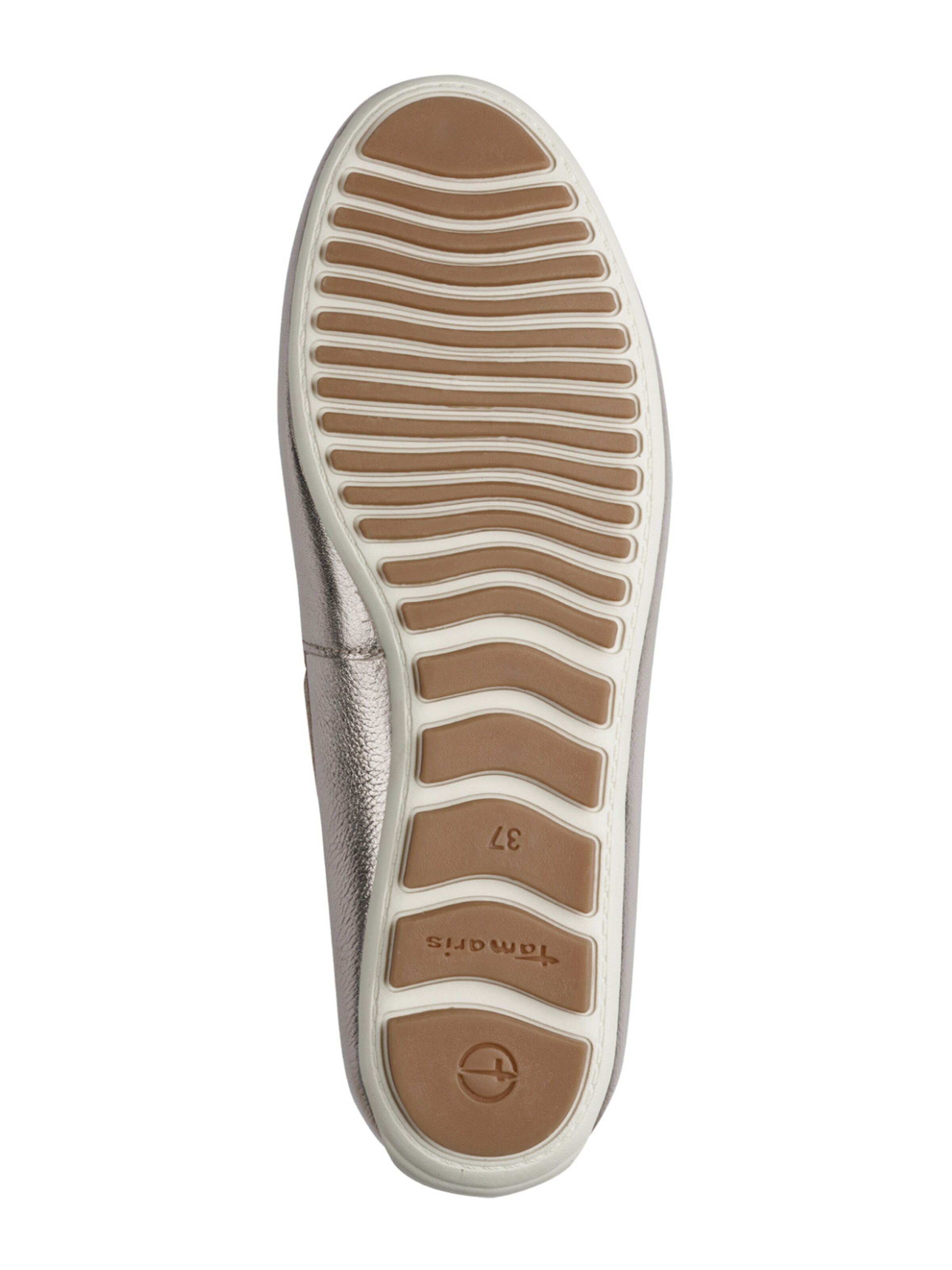 Tamaris Moccasins in Silver