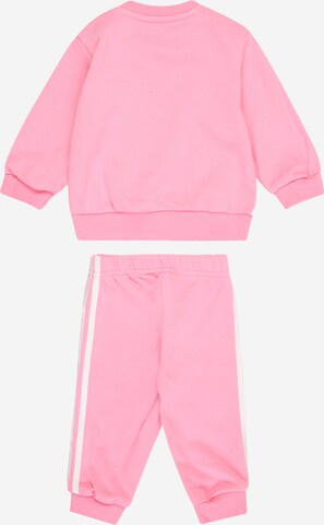 ADIDAS SPORTSWEAR - Fato de treino 'Colorblock French Terry' em rosa