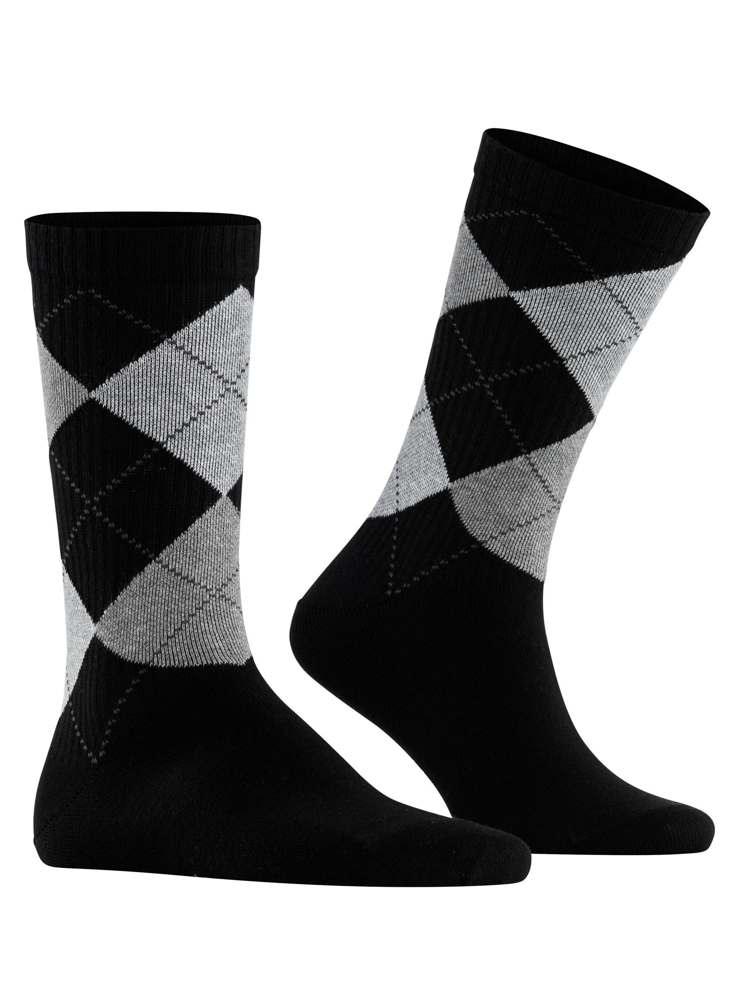 BURLINGTON Socks 'Rib Court' in Black