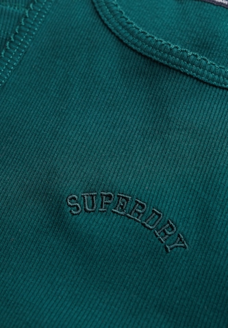 Superdry Top 'Essential Racer' in Groen