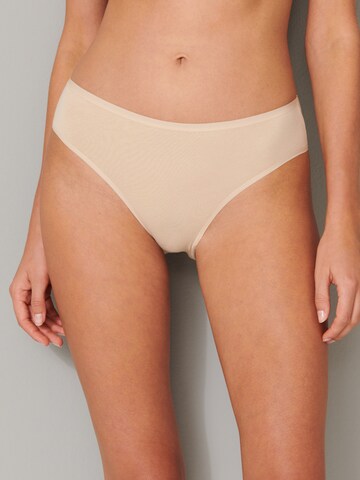 SCHIESSER Slip in Beige: voorkant