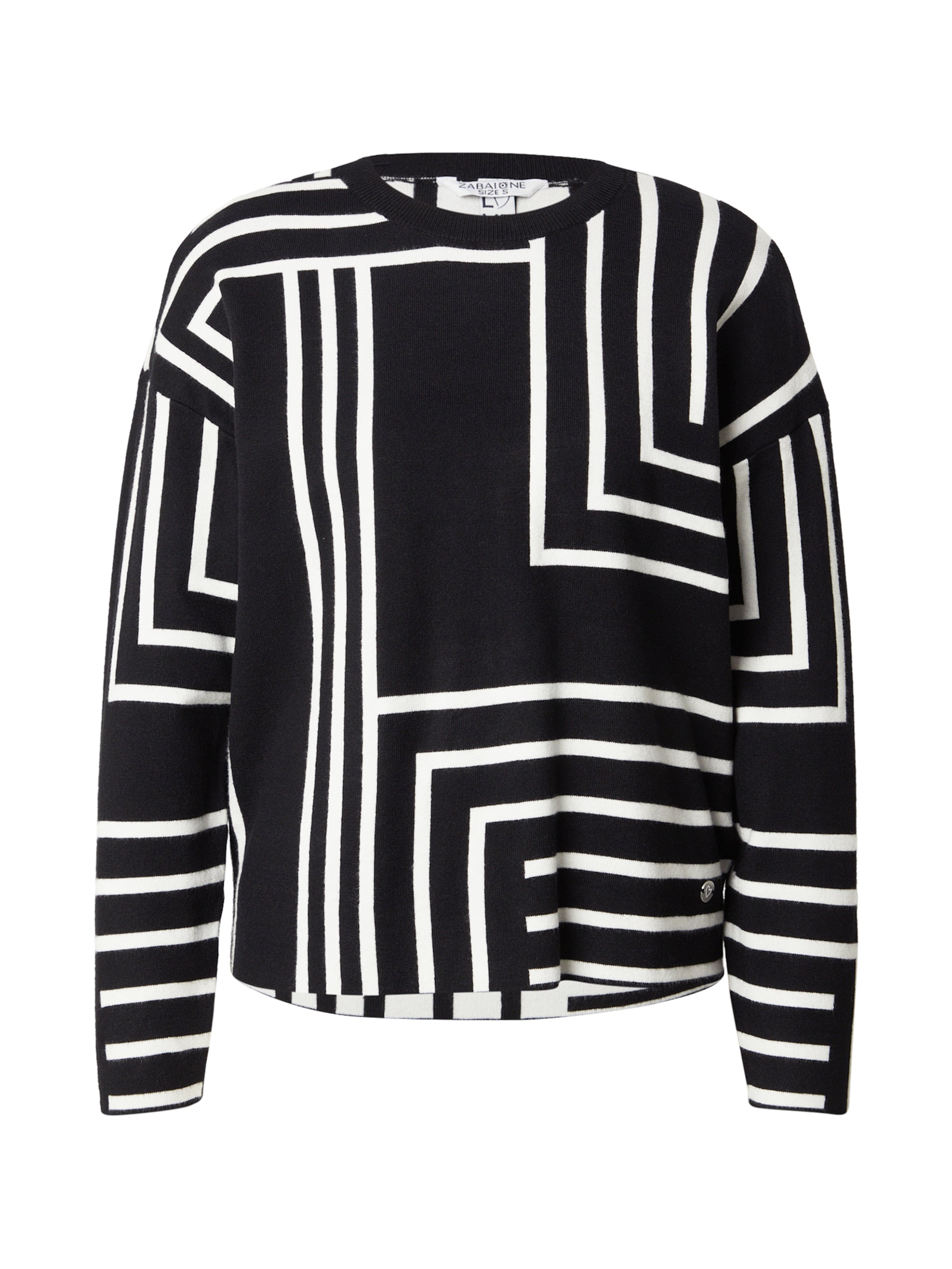 Pull-over &#x27;So44ni&#x27; ZABAIONE en noir : devant