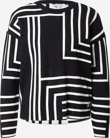 ZABAIONEPulover 'So44ni' - crna boja: prednji dio