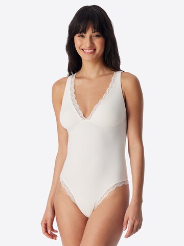 Body ' Unique Cotton ' SCHIESSER en blanc