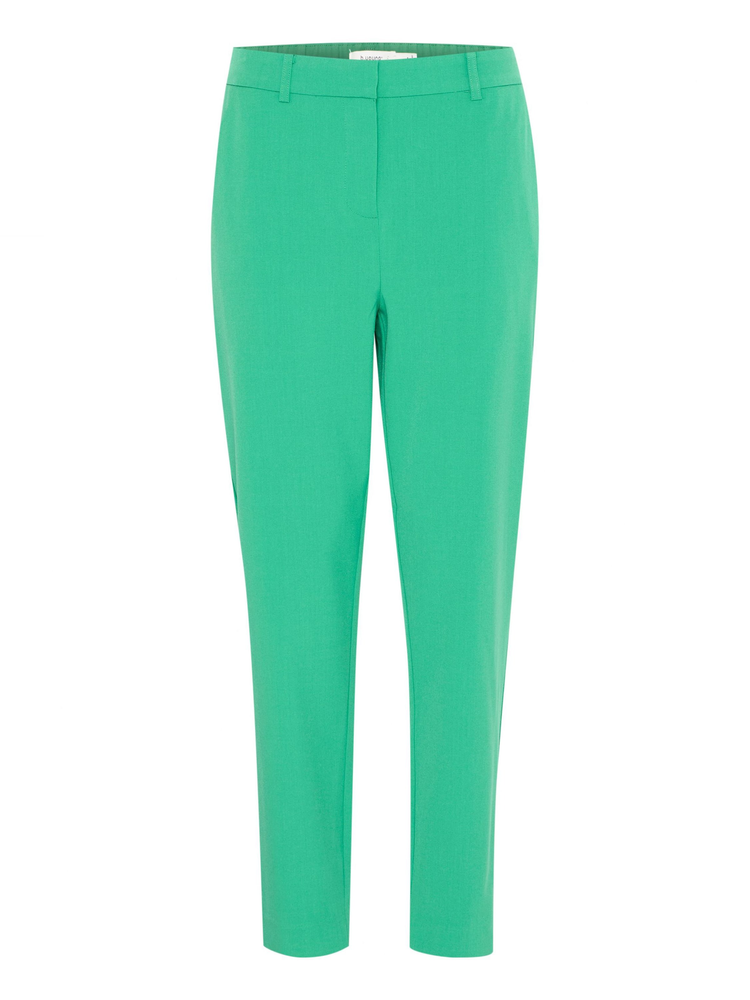 Pantalon chino 'Danta' b.young en vert : devant