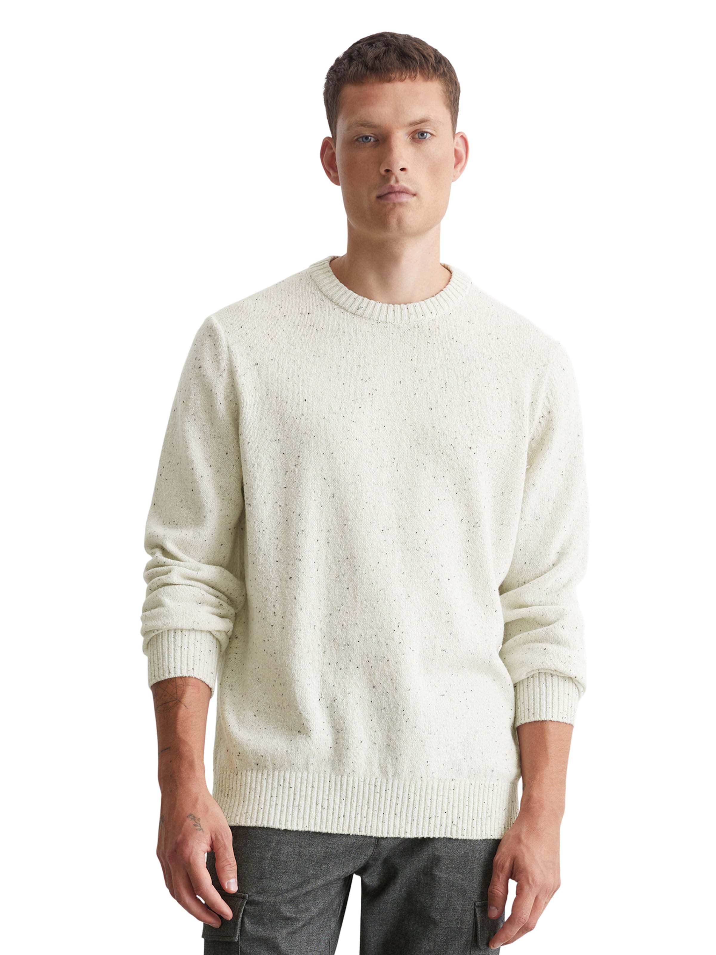 Marc O'Polo Pulover | bela barva: sprednja stran