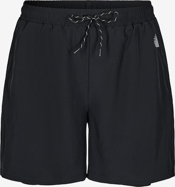 juoda Active by Zizzi Standartinis Kelnės 'CAHavani': priekis