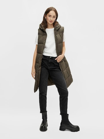 Gilet 'Bee' di PIECES in marrone