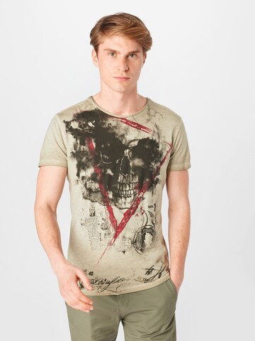 T-Shirt Key Largo en vert : devant