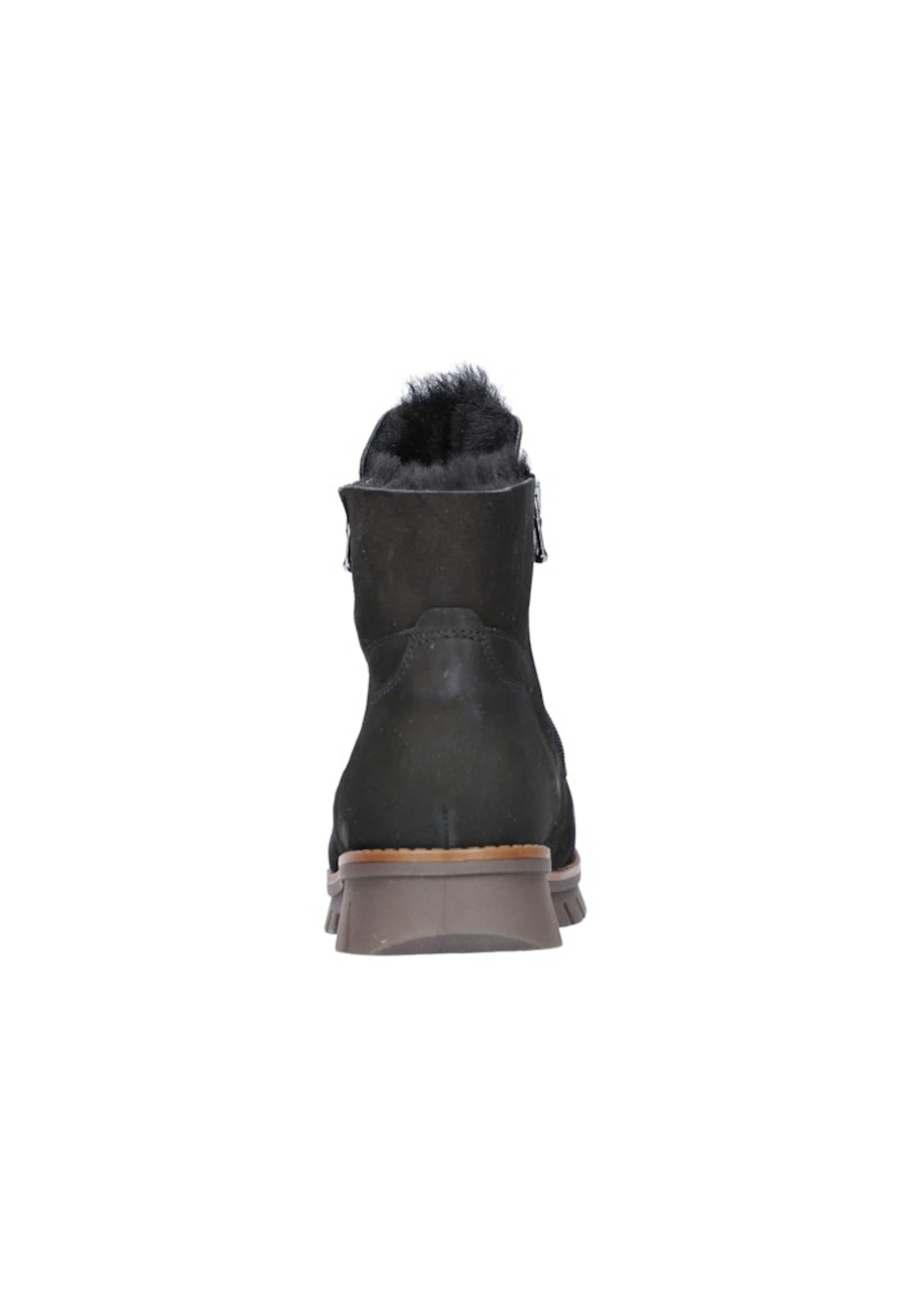 WALDLÄUFER Lace-Up Boots in Black