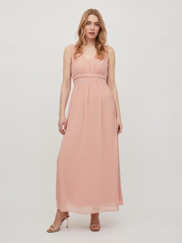 VILA Evening Dress 'Milina' in Pink