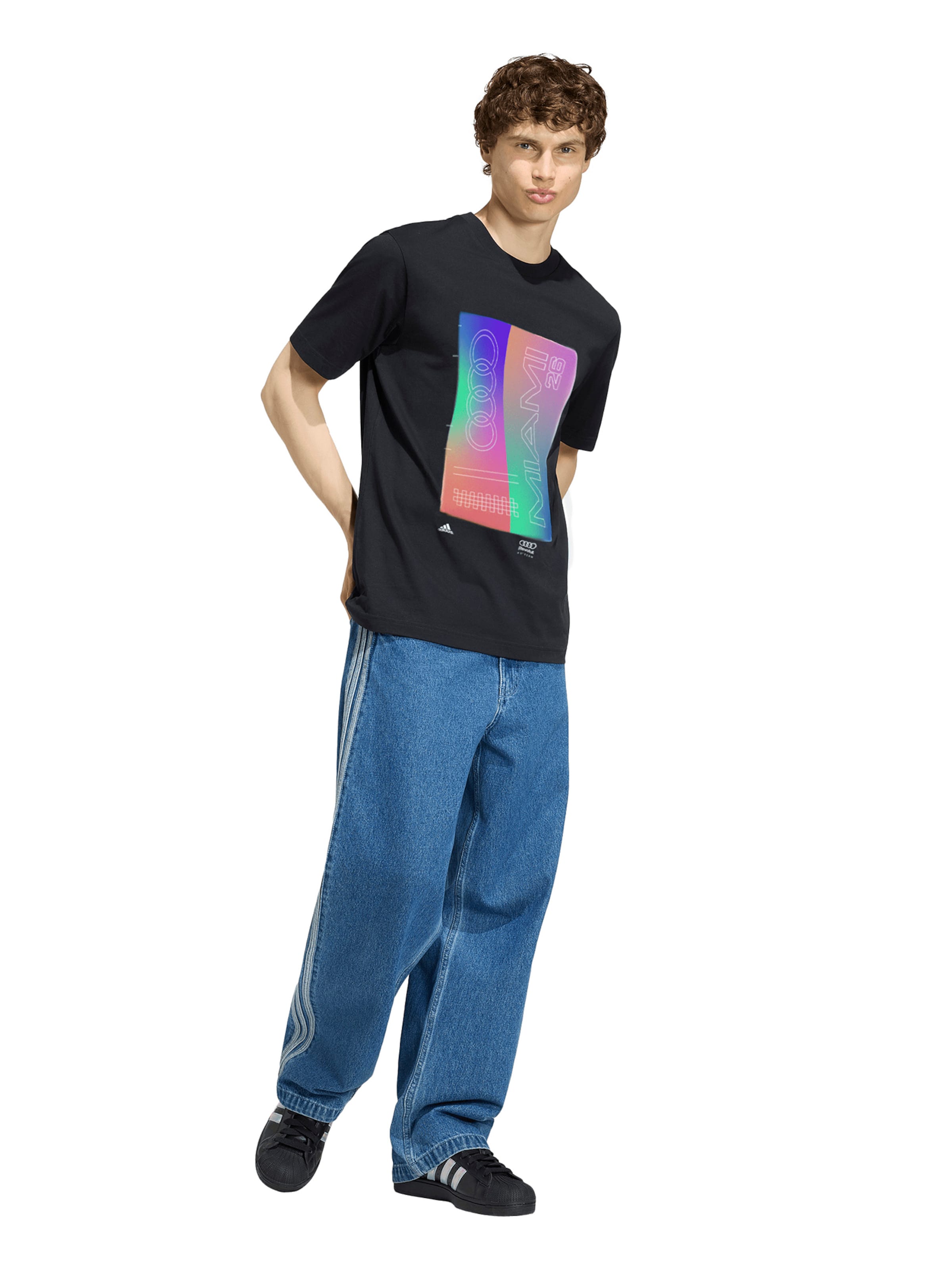 ADIDAS PERFORMANCE Koszulka funkcyjna 'Audi Revolut F1 Team Teamgeist' w kolorze czarny