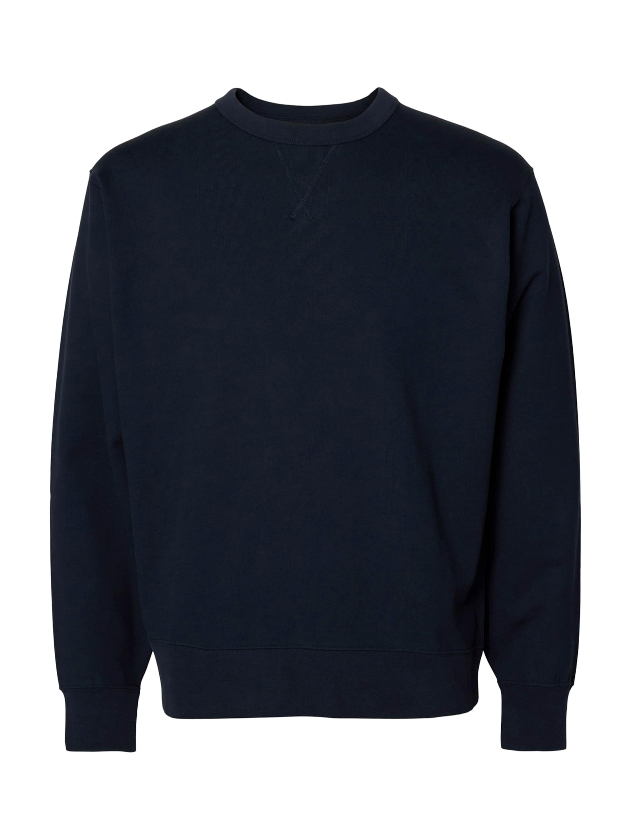 SELECTED - Sudadera 'SLHLUKE' en azul: frente